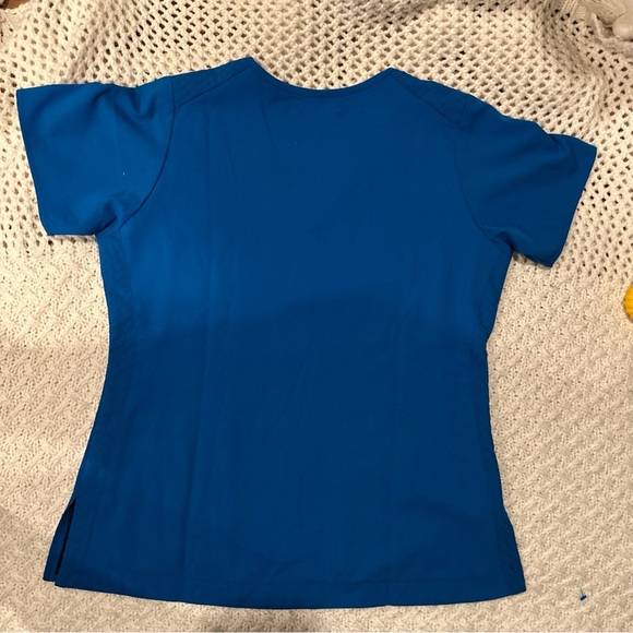 VERA BRADLEY WOMENS SCRUB T SHIRT SMALL BLUE - Picture 6 of 8